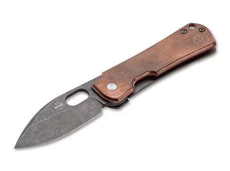 Boker Plus Gust Framelock Folding Knife, D2, Copper Handle, 01BO146