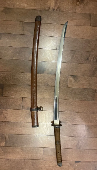 Authentic Original WWII Japanese Type3 GUNTO Signed Sword