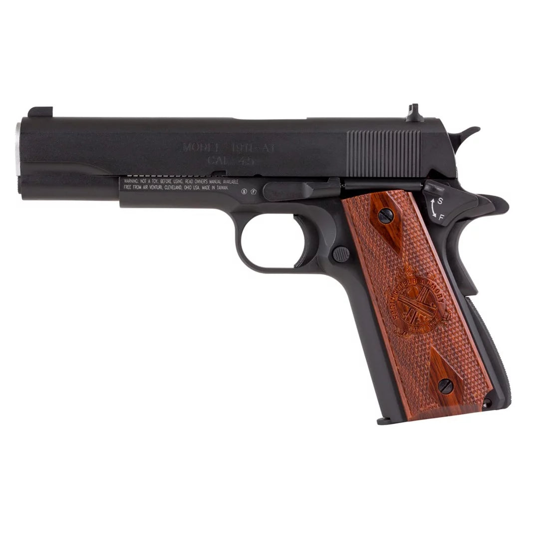 1911 Mil-Spec Steel BB CO2 Pistol – 18Plus Airsoft & Knife