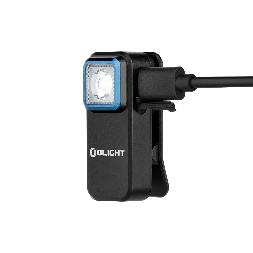 Olight Oclip Clip Light with White and Red Light Black