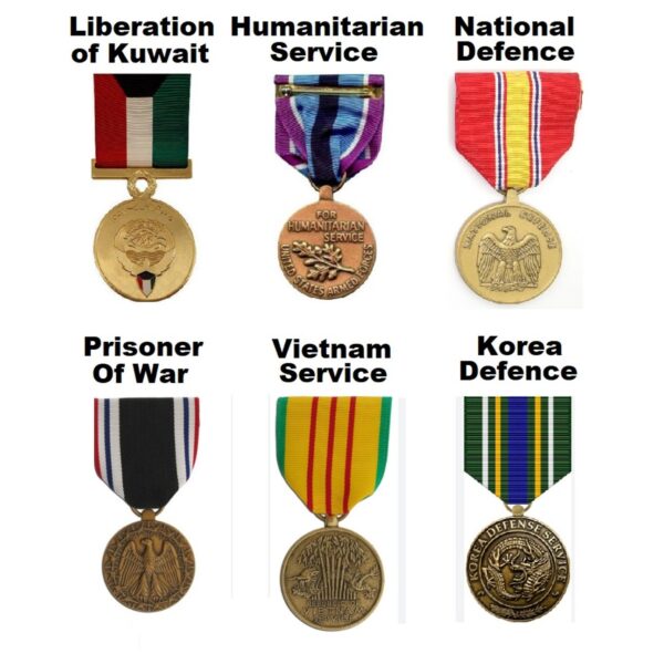 50 Year Military Medal Set