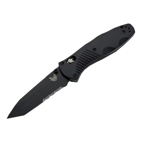 Benchmade Barrage Folding Knife, Assisted Opening, 154CM Tanto, Valox Black, 583SBK