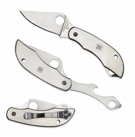 Spyderco Clipitool w/Screwdriver/Opener, Stainless Handle, C175