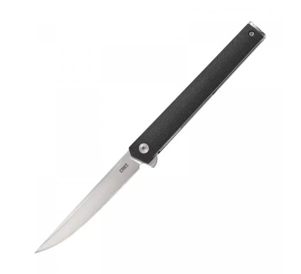 CRKT CEO Flipper Folding Knife, AUS 8, GFN Black, CRKT 7097