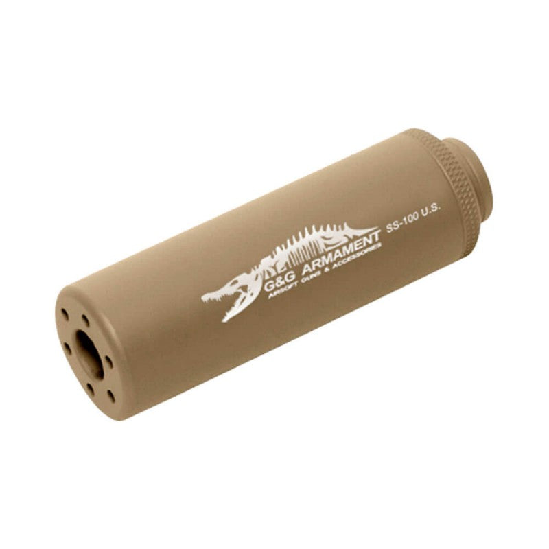 G&G SS-100 BARREL EXTENSION MOCK SUPPRESOR CCW (TAN)