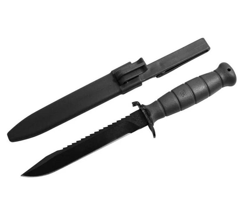 GLOCK 81 FIELD KNIFE WITH SAW AND SHEATH black