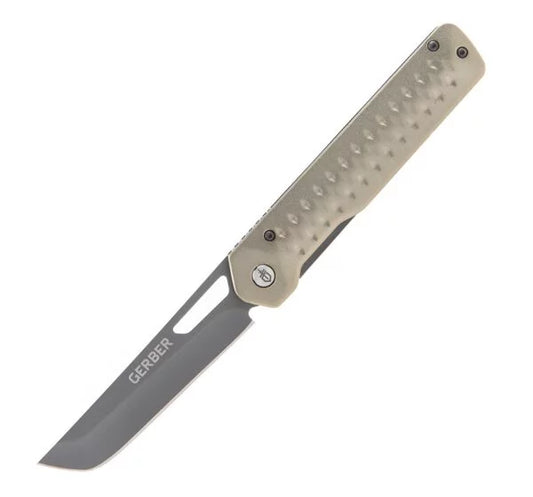 Gerber Ayako Framelock Folding Knife, Aluminum Green G30001690