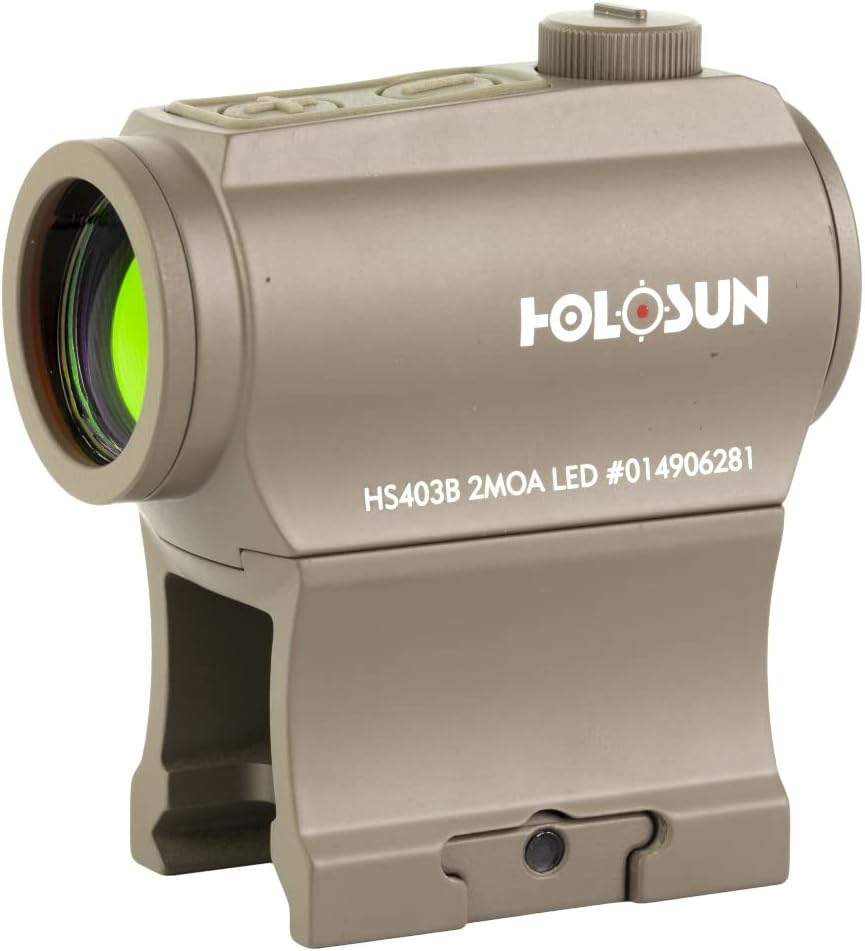 Holosun HS403B Micro Red Dot Sight, FDE