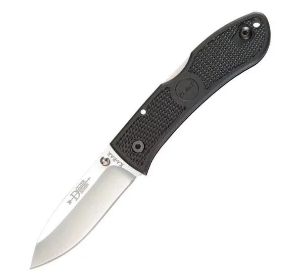 Ka-Bar Dozier Hunter Folding Knife, AUS 8A, Zytel Black,  4062