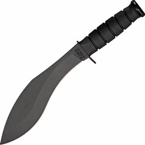 Ka-Bar Combat Kukri Machete, 1095 Cro-Van, Polyester Sheath,  1280