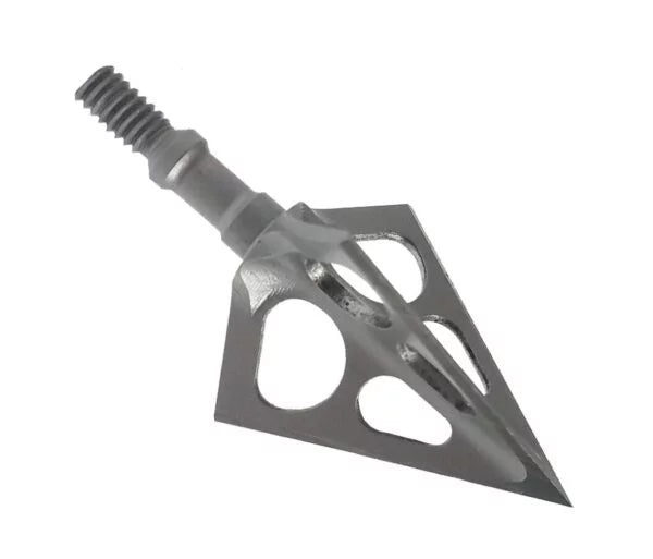 Muzzy Crossbow Broadhead One 3 Blade Solid Stainless Steel 100 Grain 3Pack