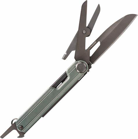 Gerber Armbar Slim Cut Folding Knife Multitool, Aluminum Blatic Haze, G3814