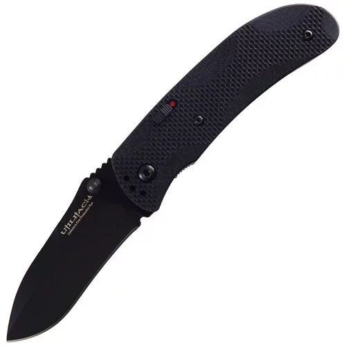 OKC Joe Pardue Folding Knife, Assisted Opening, AUS 8 Black, G10 Black, 8873