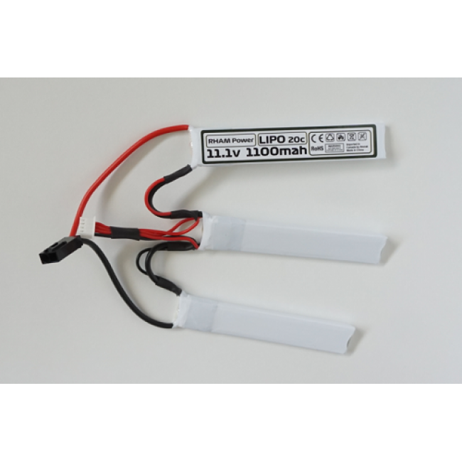 RHAM 11.1V LIPO 1100MAH TRI