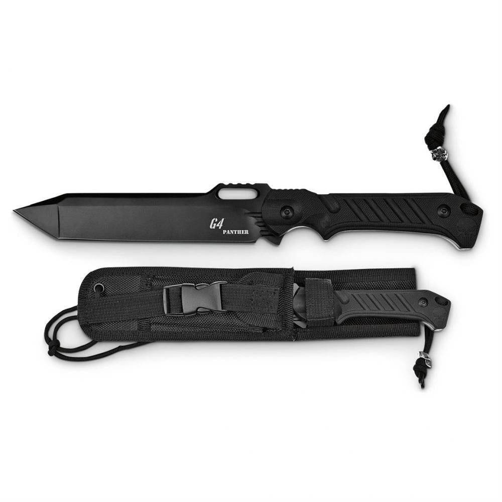 Renegade Tactical G4 Panther Fixed Blade Tanto Knife w/ Nylon Sheath RT135