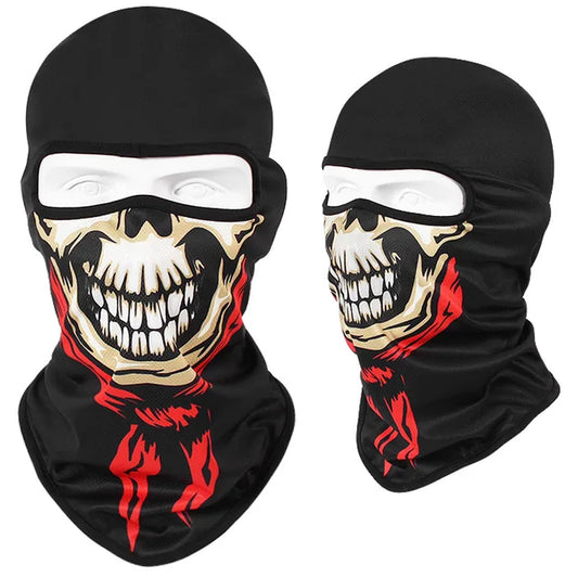 Skull Men Balaclava Ski Mask Cycling Caps Snowboard Face Cover 007