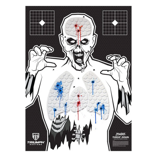 Threat Down® Bleeding Zombie Targets