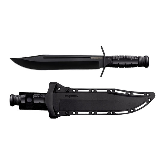 Cold Steel Leatherneck Fixed Blade Bowie Knife, D2 Steel, FX-LTHRNK