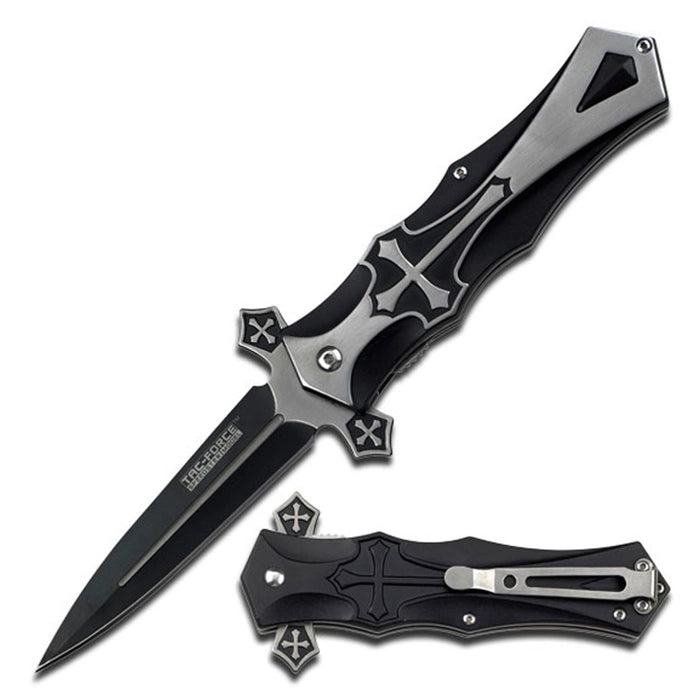 Tac Force TF-817BK Celtic Cross - Black