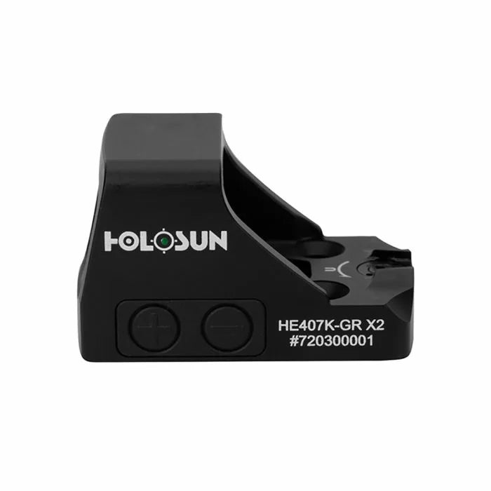 Holosun HE407K-GR X2 Compact Open Reflex Sight, 6 MOA Green Dot