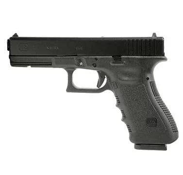 KJ WORKS KP-17 GBB Glock 17 Pistol Airsoft Green Gas Version – BLACK