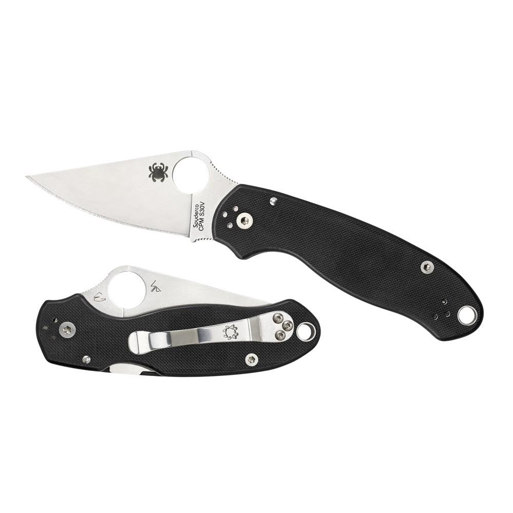 Spyderco Para 3 Folding Knife, S45VN, G10 Black, C223GP