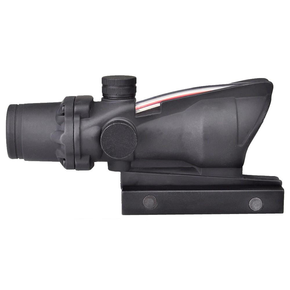 AIM-O RED DOT ACOG WITH BLACK OPTICAL FIBER