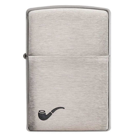 Zippo Brushed Chrome Pipe Lighter 200PL